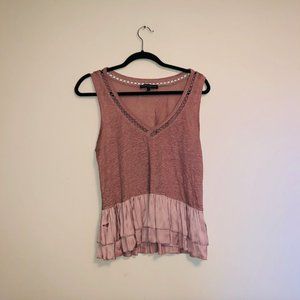 Generation Love Pink V-Neck Knitted Tank Top